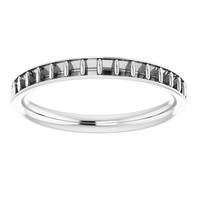 Band Mounting for 8x6 mm Pear Ring view 3