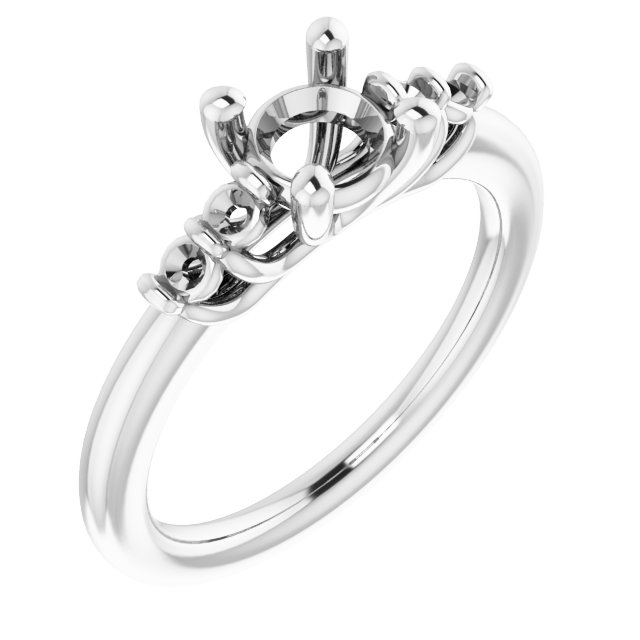Accented Engagement Ring