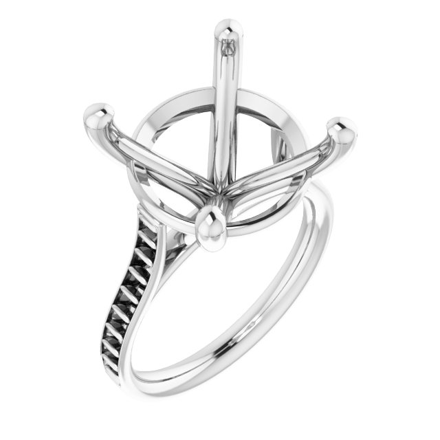 Accented Engagement Ring