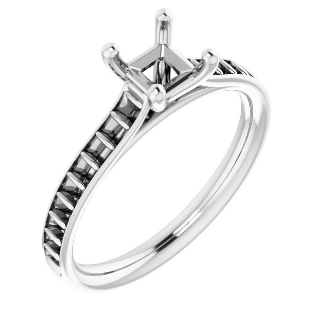 Accented Engagement Ring