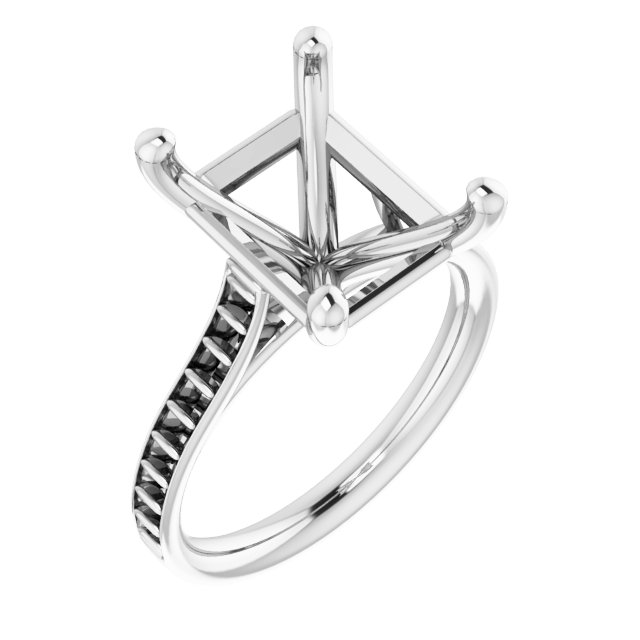 Accented Engagement Ring