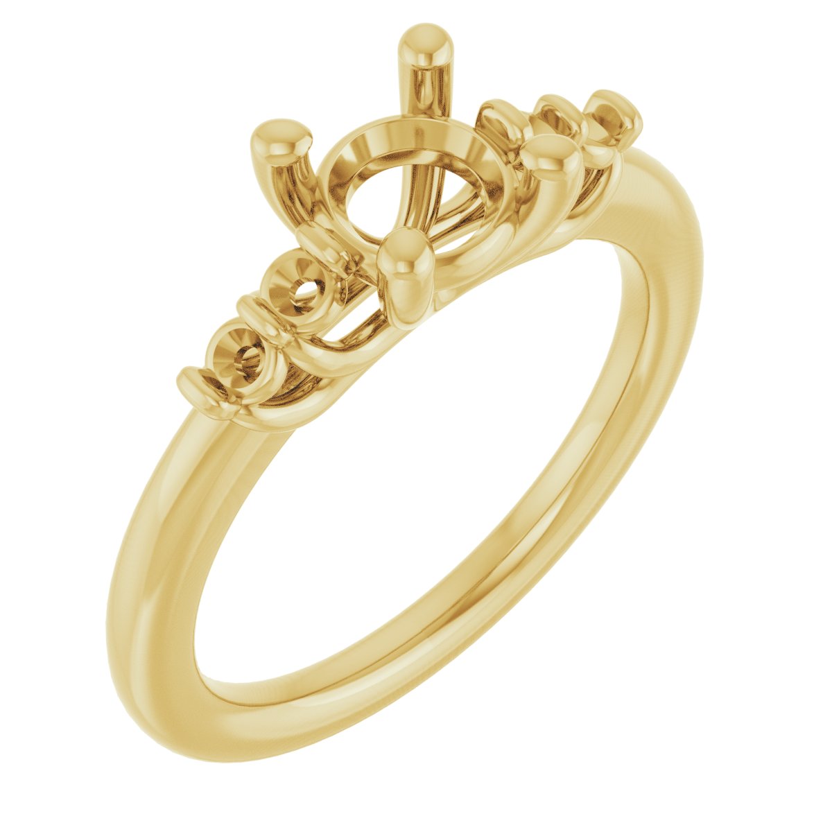 Accented Engagement Ring