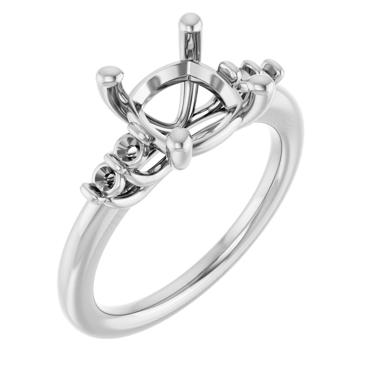 Accented Engagement Ring