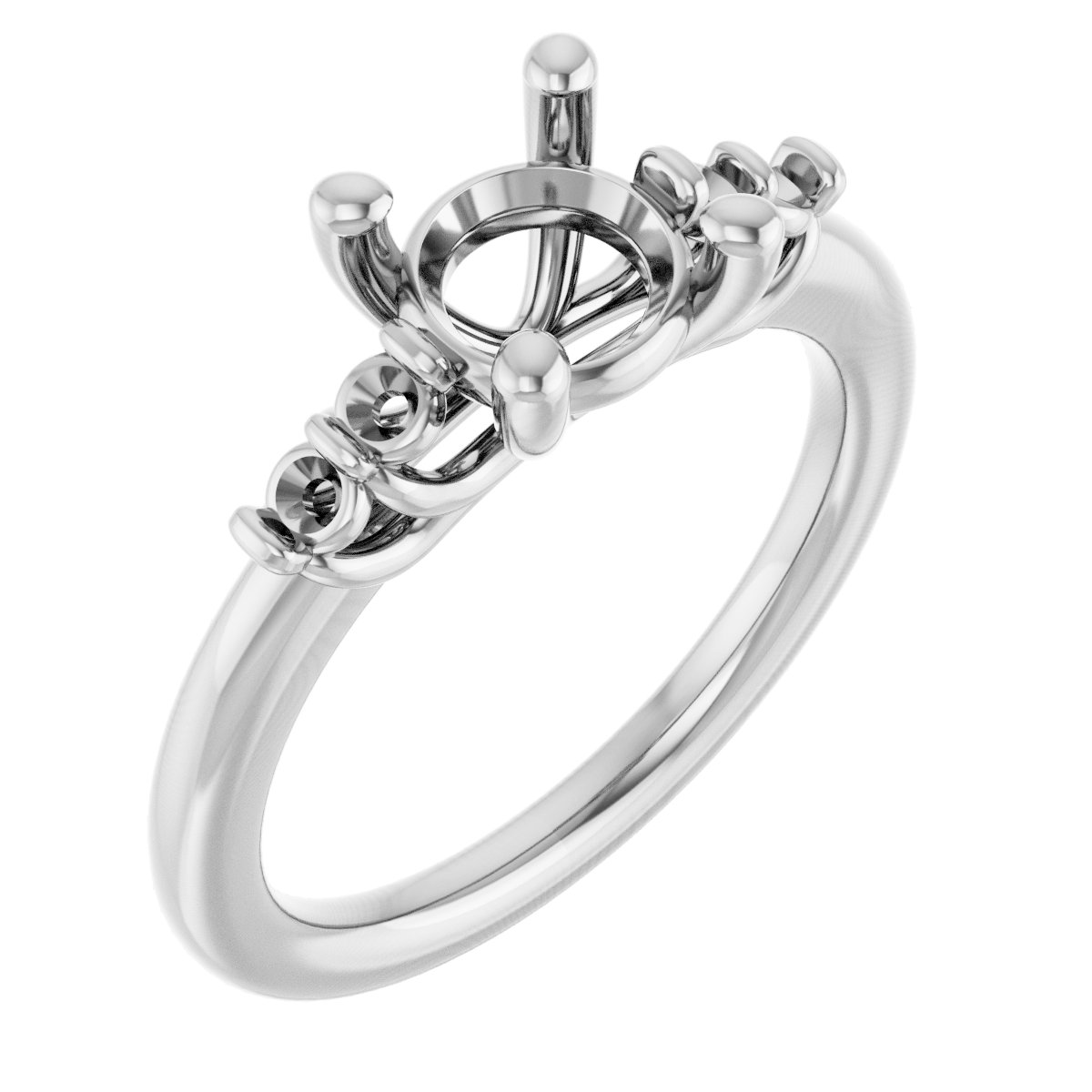 Accented Engagement Ring