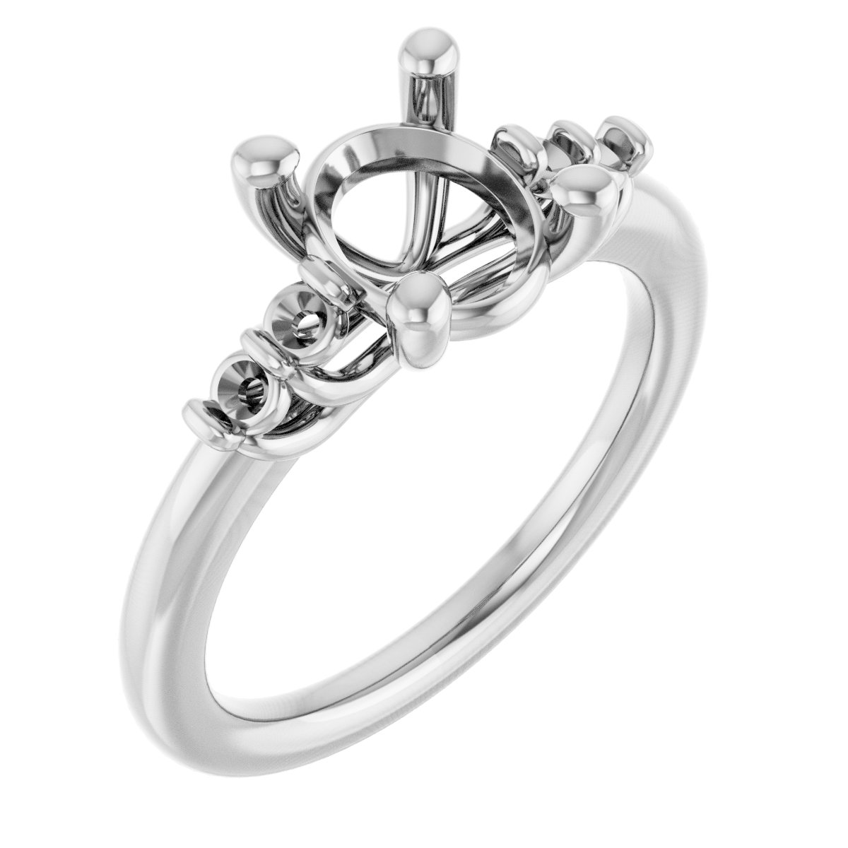 Accented Engagement Ring