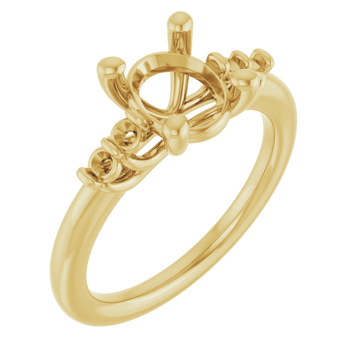 Accented Engagement Ring
