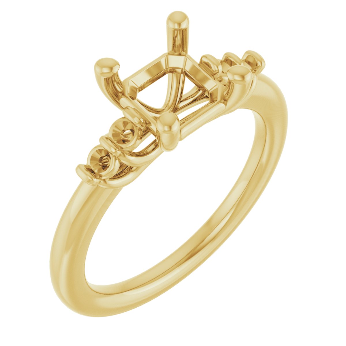 Accented Engagement Ring