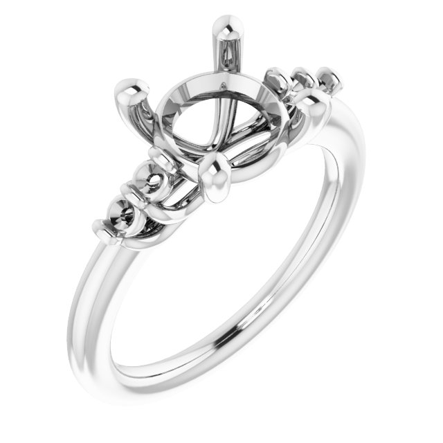Accented Engagement Ring
