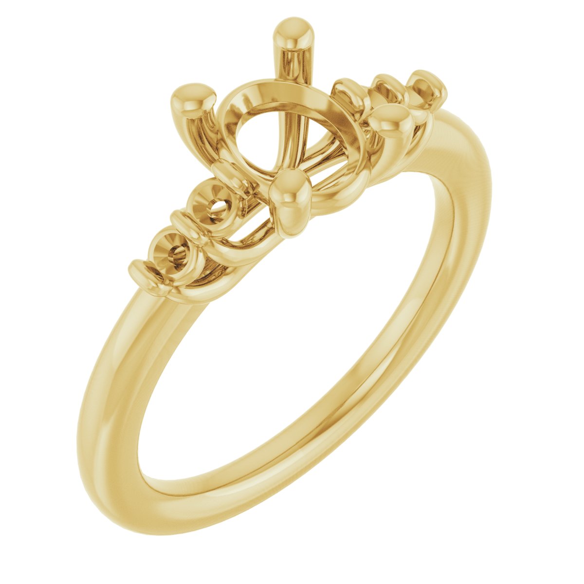 Accented Engagement Ring
