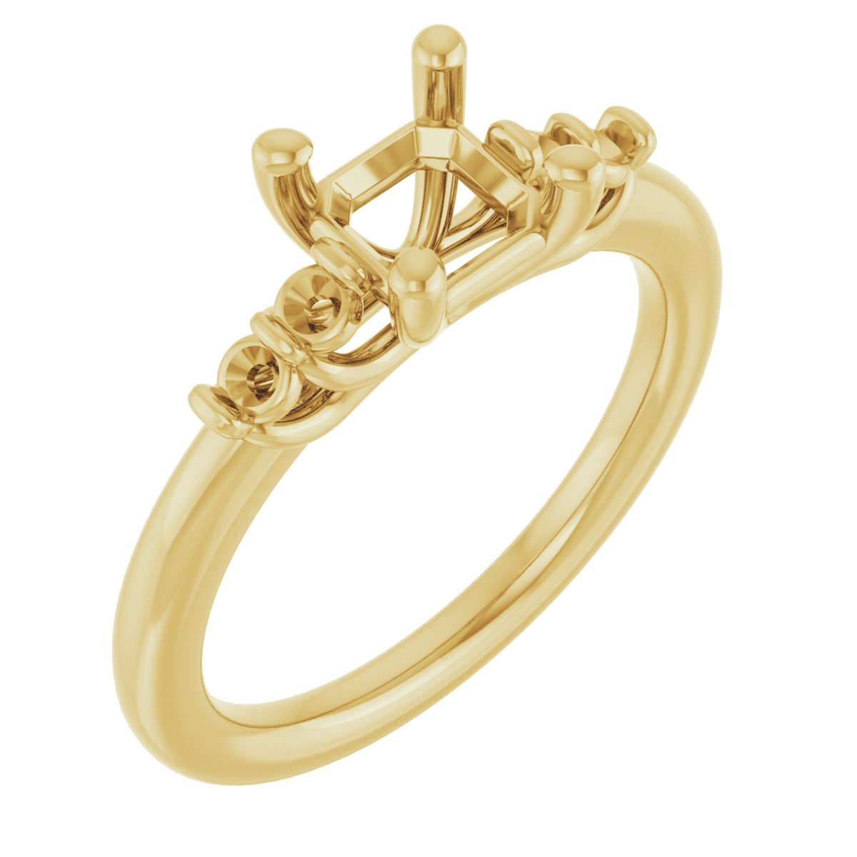 Accented Engagement Ring