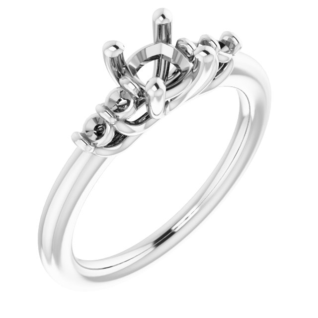 Accented Engagement Ring