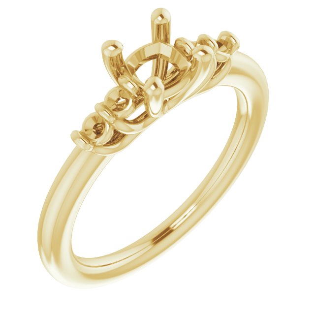 Accented Engagement Ring