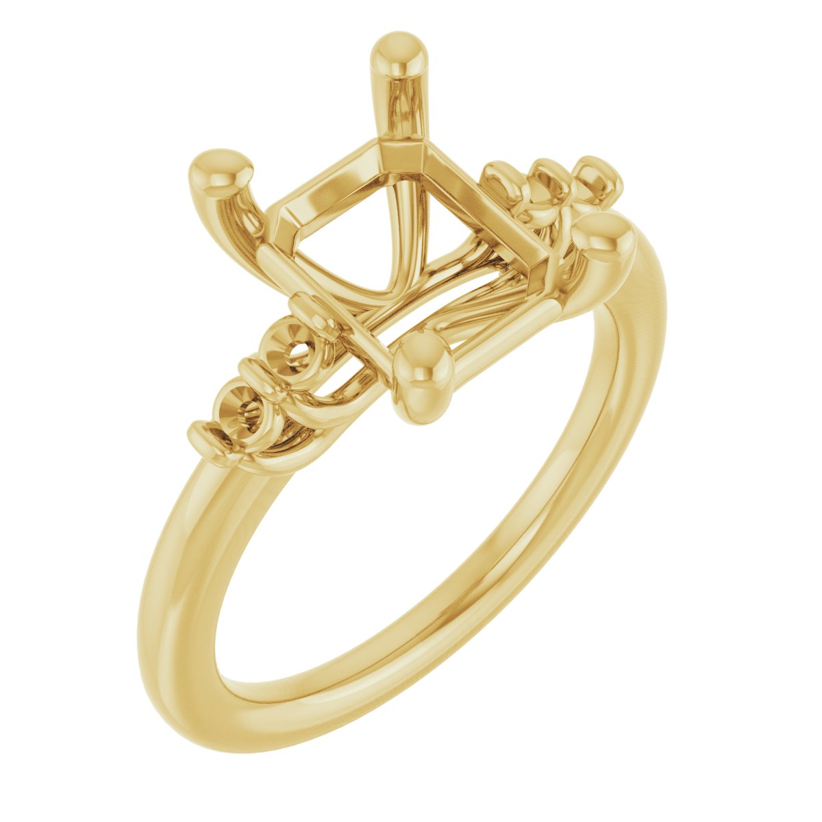 Accented Engagement Ring