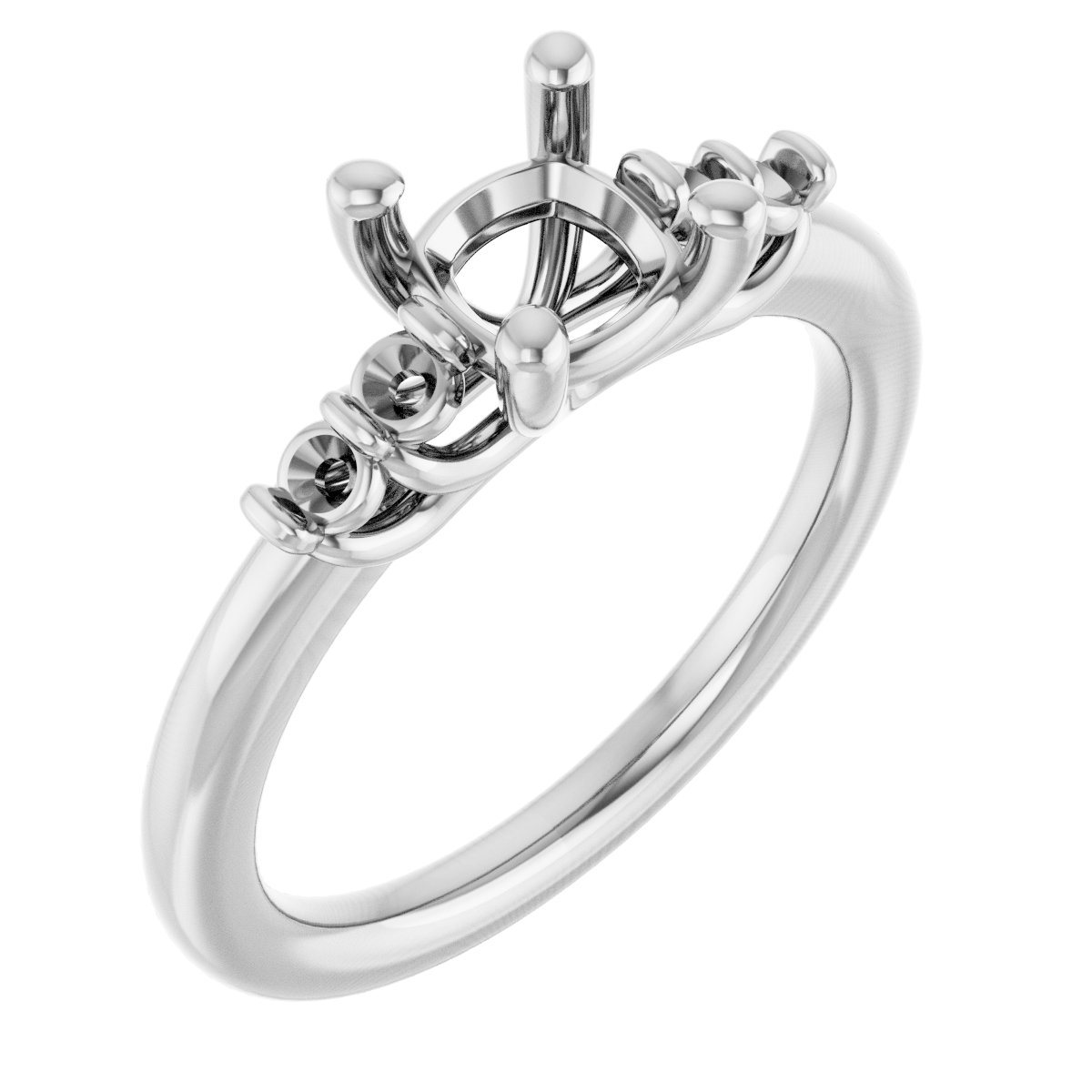 Accented Engagement Ring