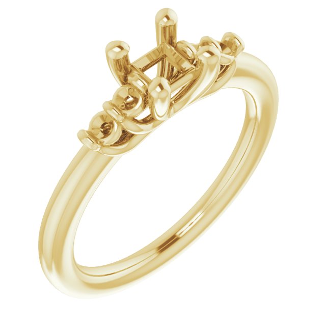Accented Engagement Ring