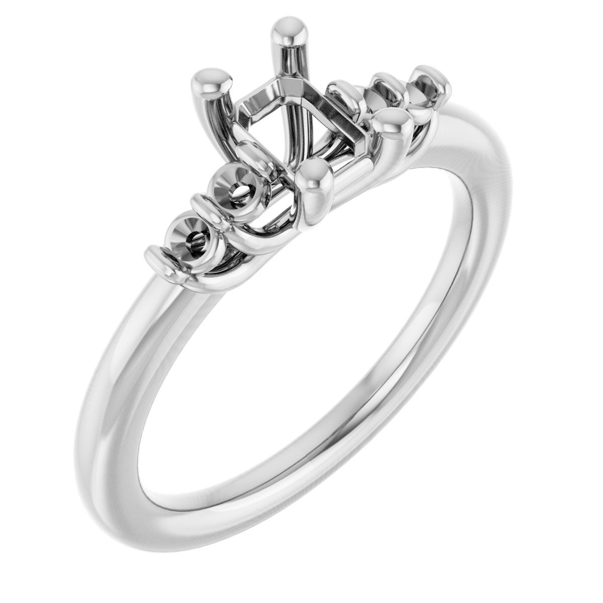 Accented Engagement Ring