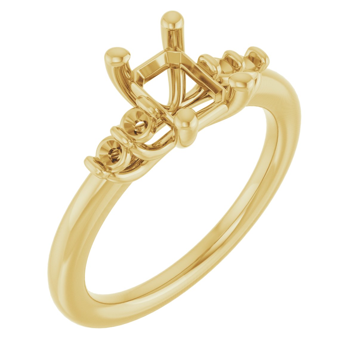 Accented Engagement Ring