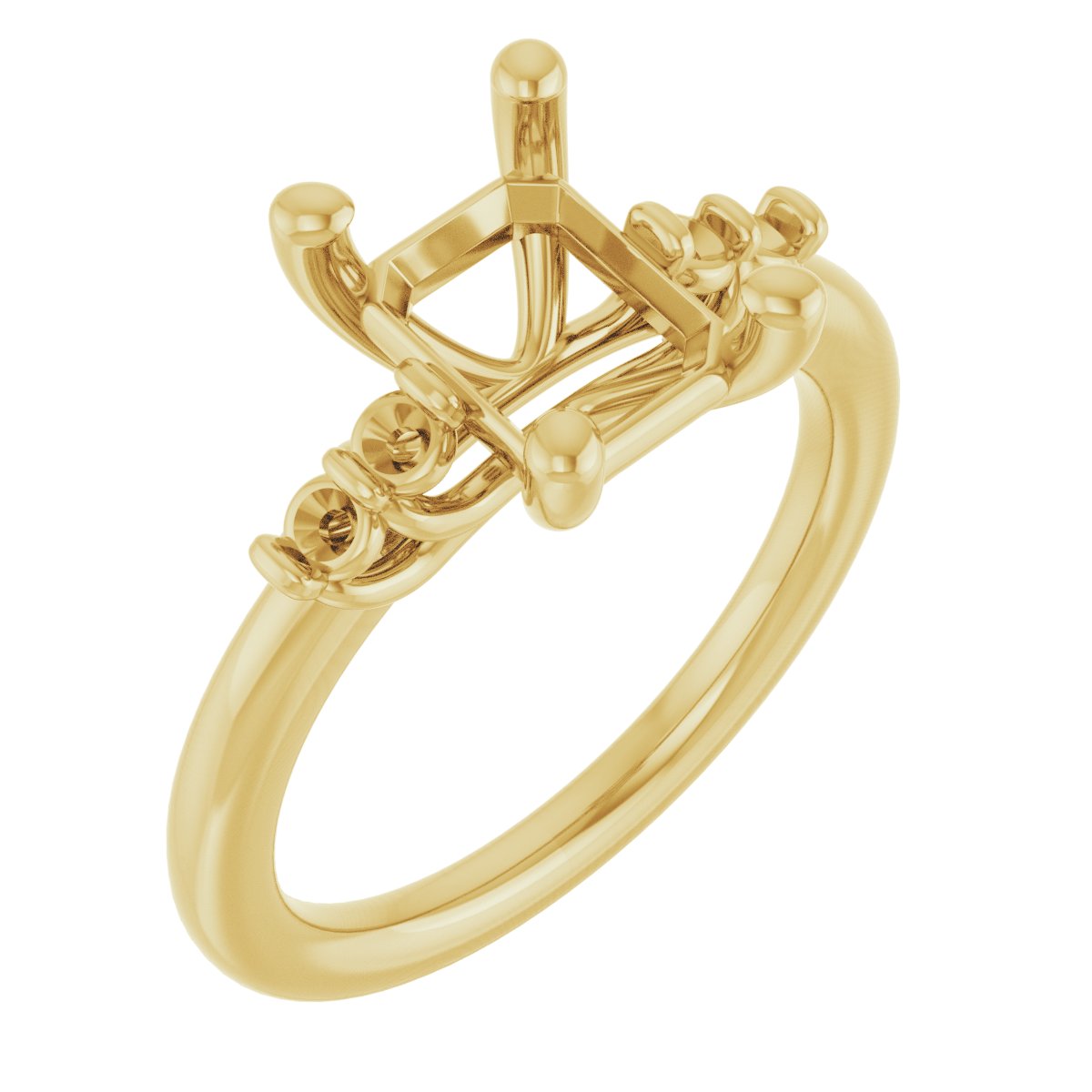 Accented Engagement Ring