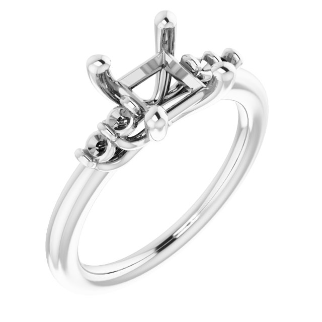 Accented Engagement Ring