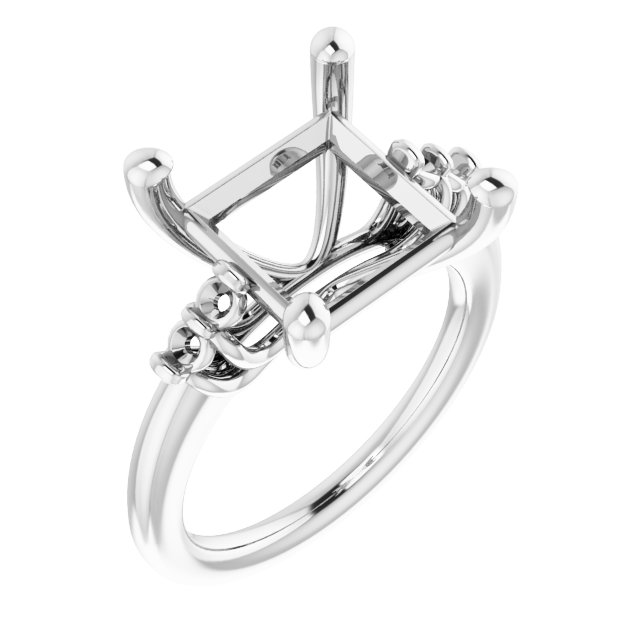 Accented Engagement Ring