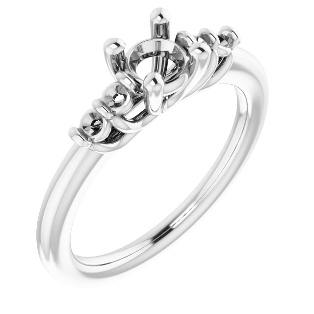 Accented Engagement Ring