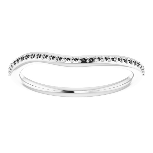 Band Mounting for 4 mm Square Ring view 3