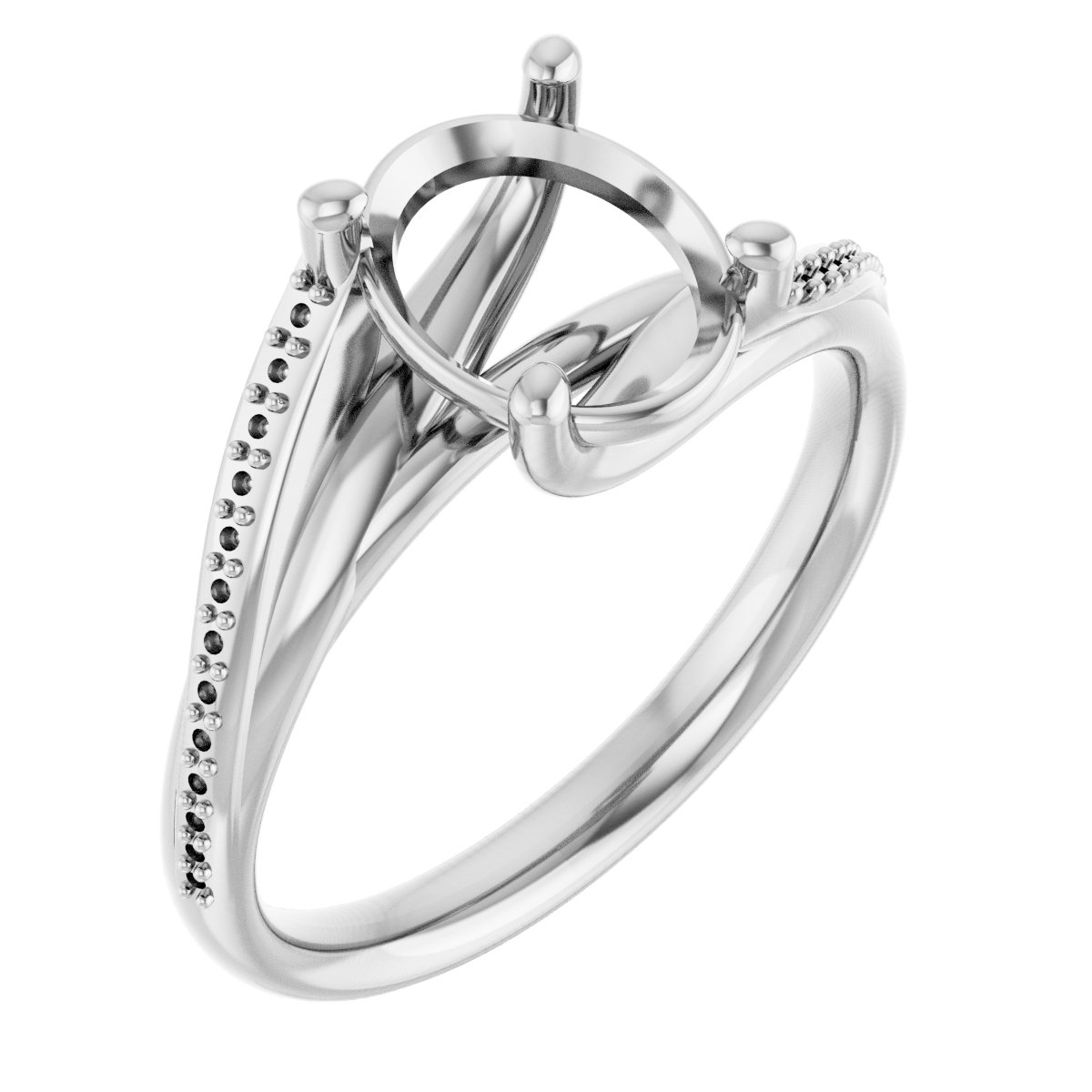 Accented Engagement Ring