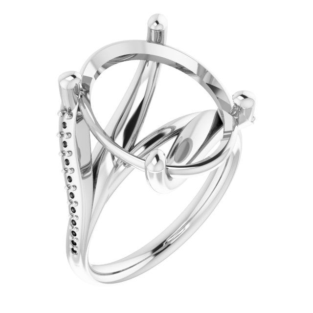 Accented Engagement Ring