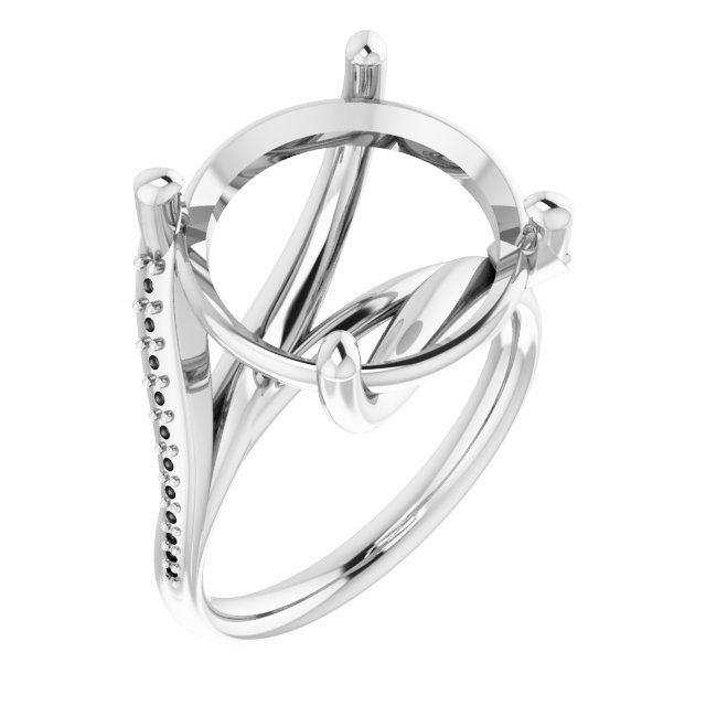 Accented Engagement Ring