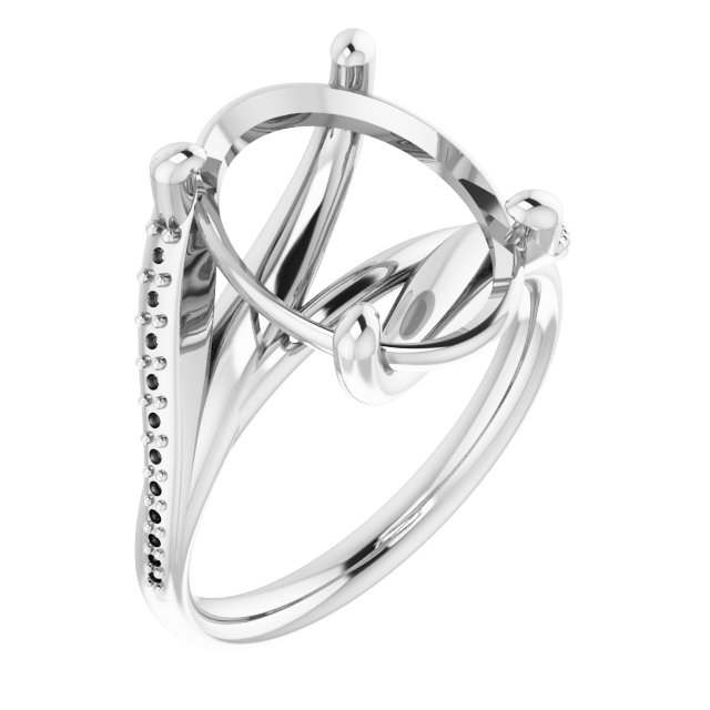 Accented Engagement Ring