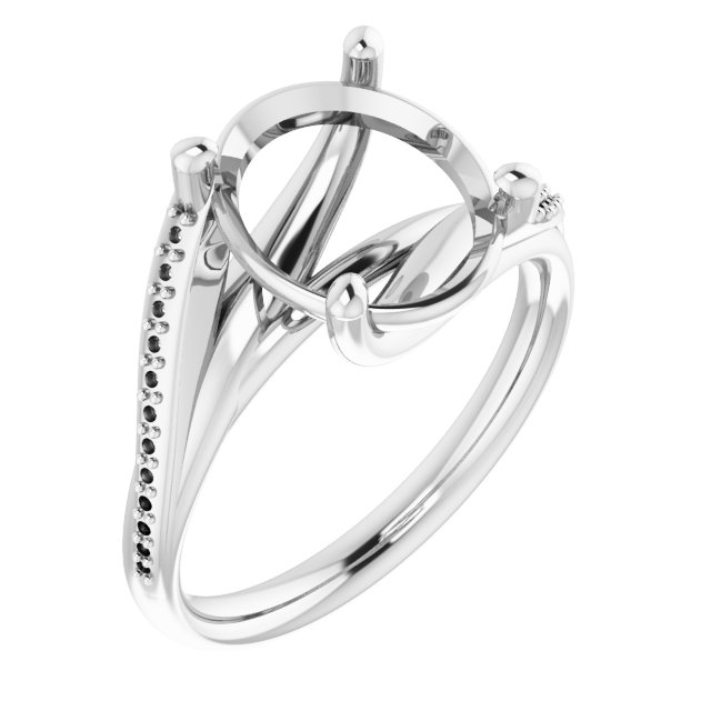 Accented Engagement Ring