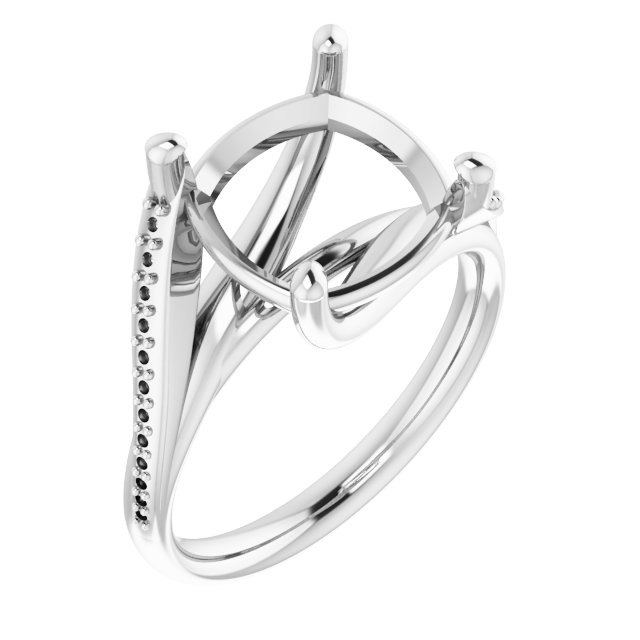 Accented Engagement Ring