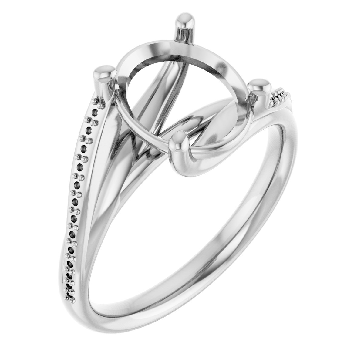 Accented Engagement Ring