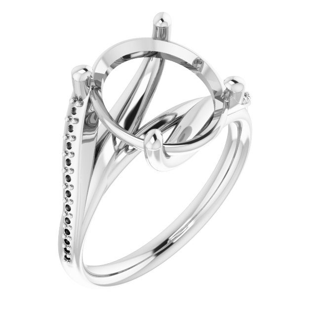 Accented Engagement Ring