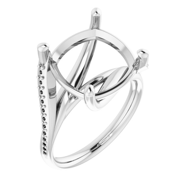 Accented Engagement Ring