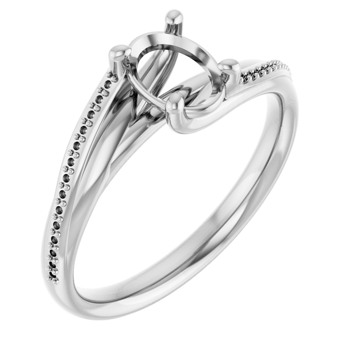 Accented Engagement Ring