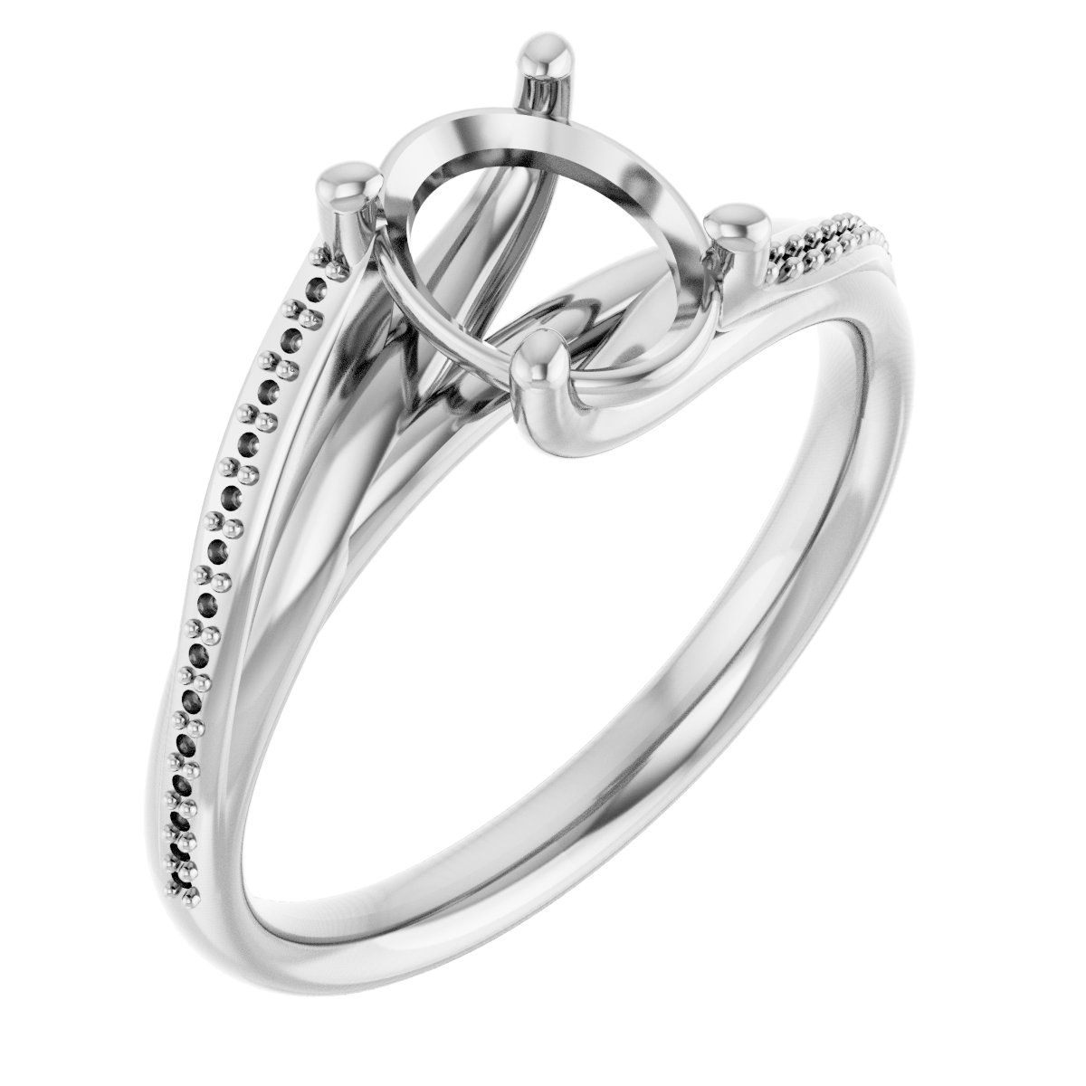 Accented Engagement Ring