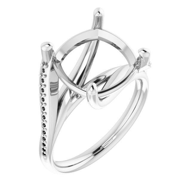 Accented Engagement Ring