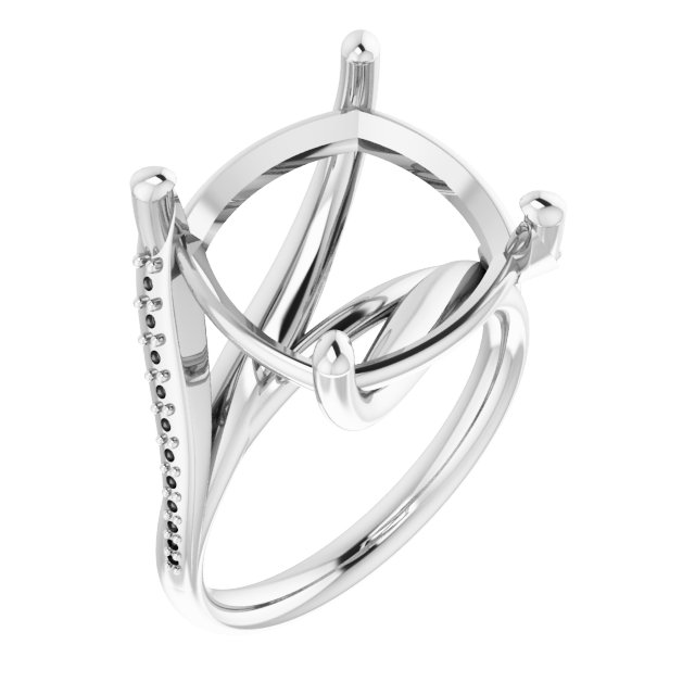 Accented Engagement Ring