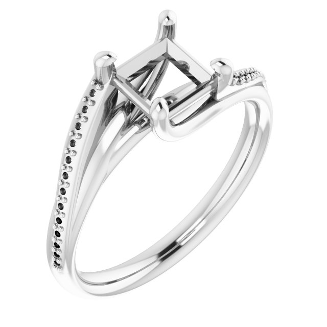 Accented Engagement Ring