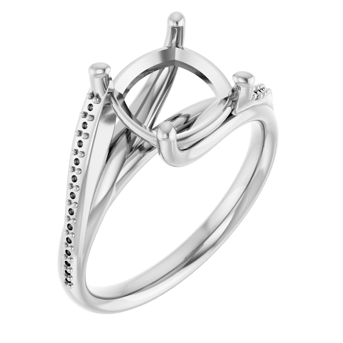 Accented Engagement Ring