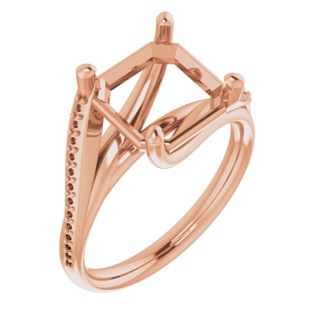 Accented Engagement Ring