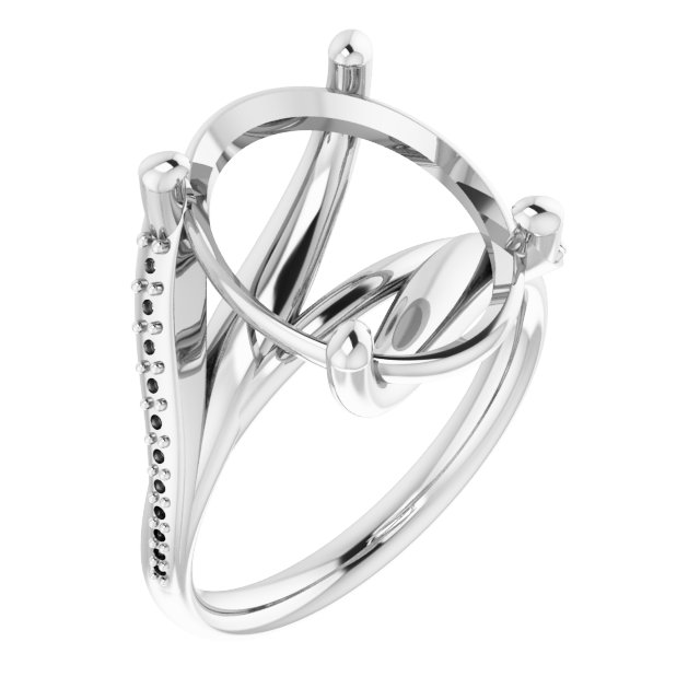 Accented Engagement Ring