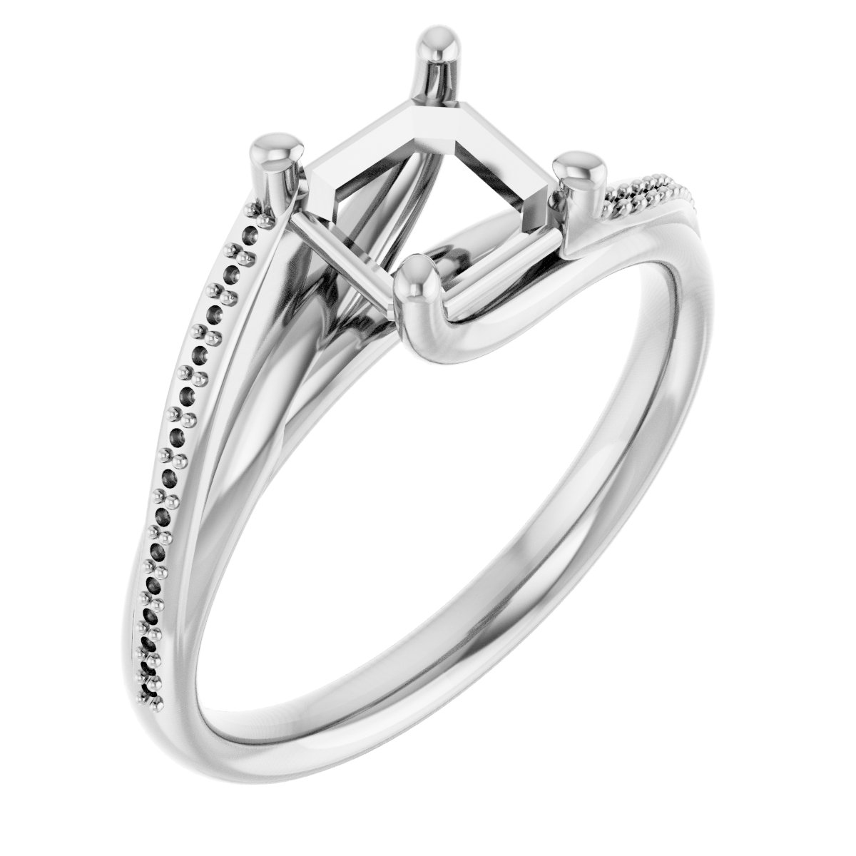 Accented Engagement Ring