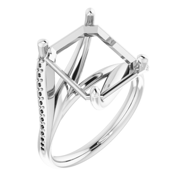 Accented Engagement Ring