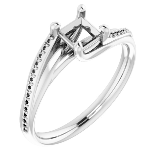 Accented Engagement Ring