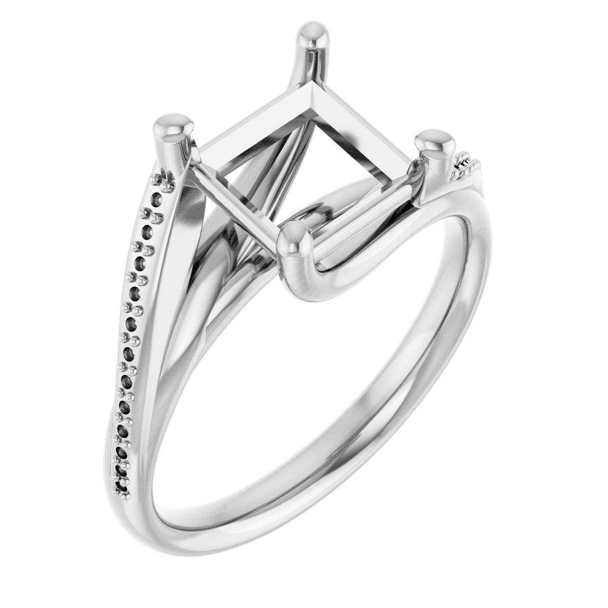 Accented Engagement Ring