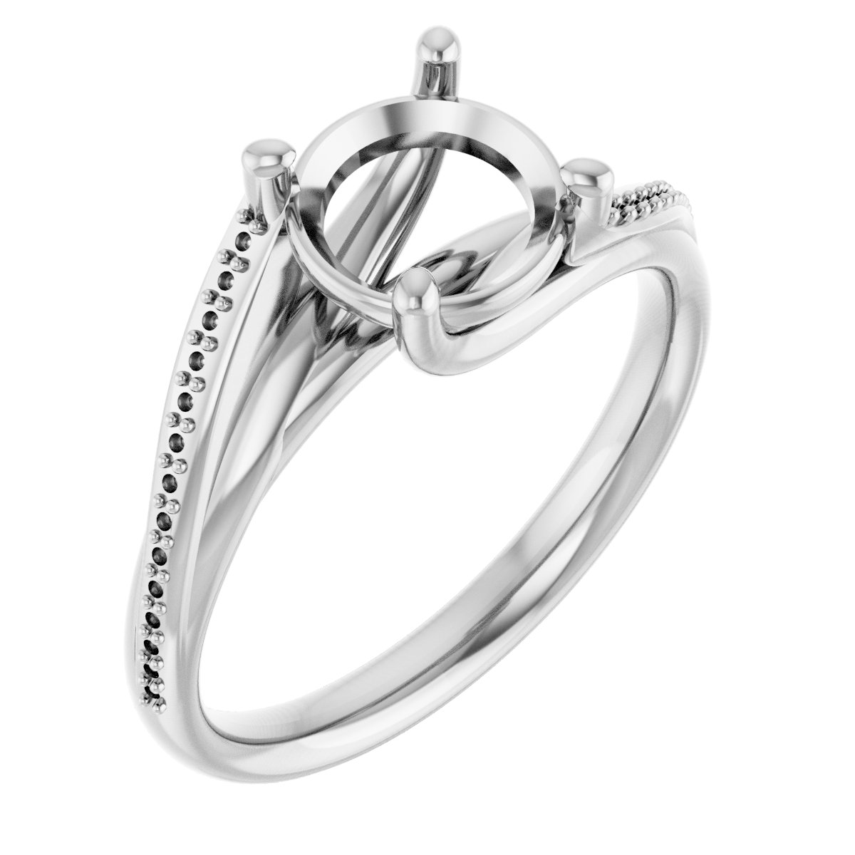 Accented Engagement Ring