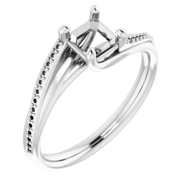 Accented Engagement Ring