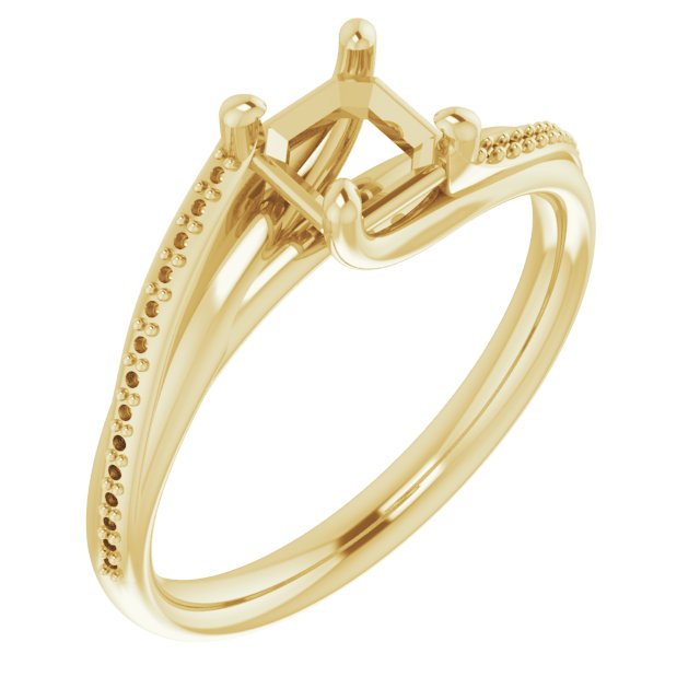 Accented Engagement Ring